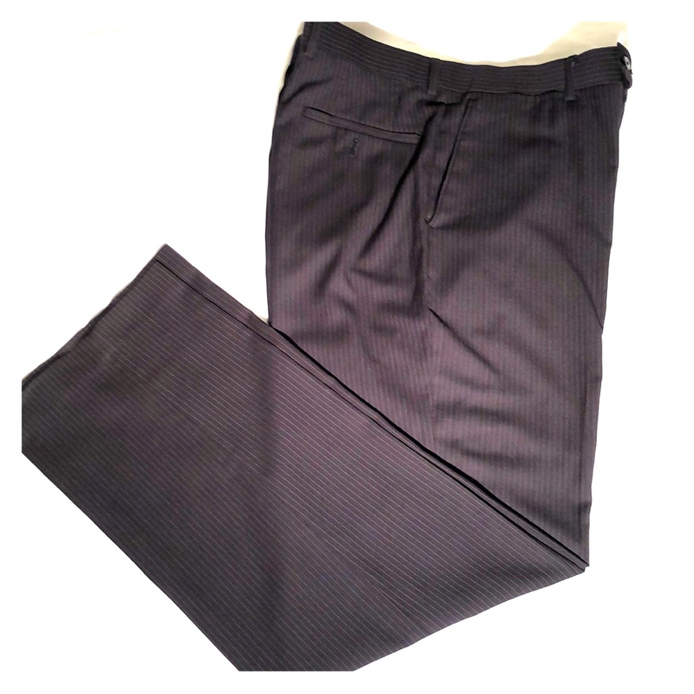 J. Ferrari Men’s Modern Fit Pinstripe Dress Pants
